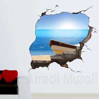 adesivo stampato Trompe L'Oeil