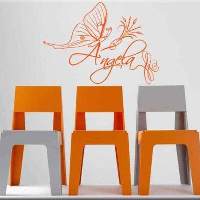 Adesivo da parete nome personalizzato per decorare