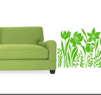 adesivi arredi murali wall stickers design fiori