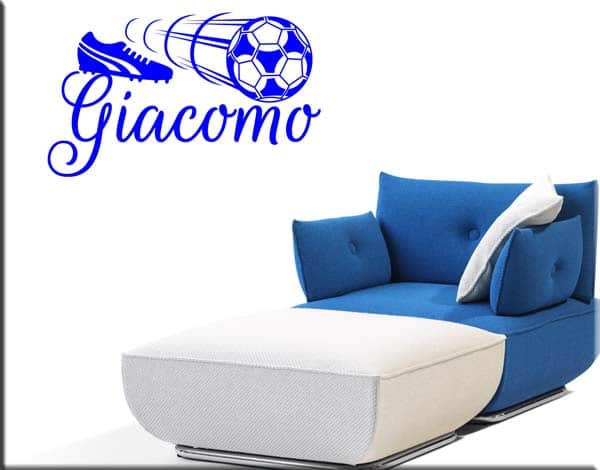 adesivo da muro nome personalizzato