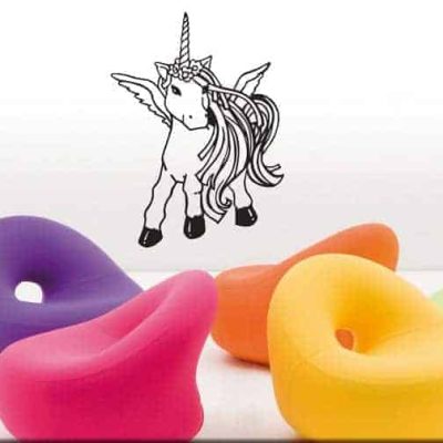 adesivo murale unicorno bambini