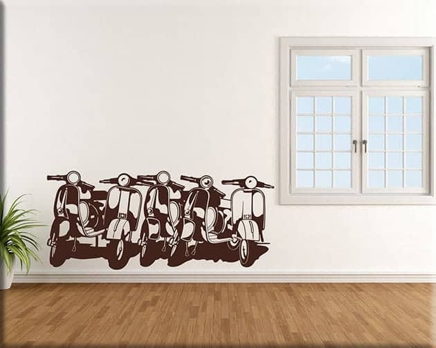 Adesivi da parete vespe a Roma