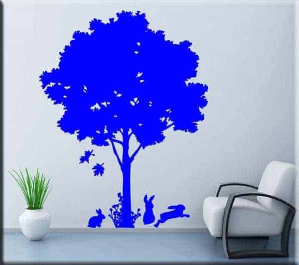 adesivo da muro albero