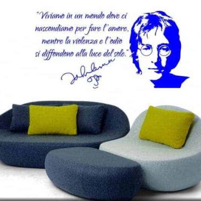 adesivo da muro frase John Lennon