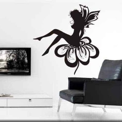 adesivo da parete fata