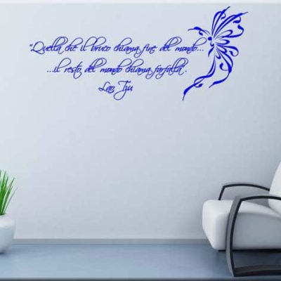 adesivo murale frase Lao Tzu