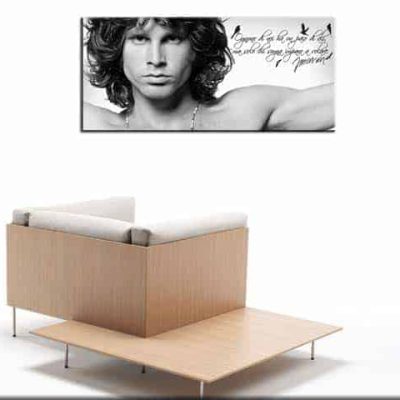 quadro moderno citazione Jim Morrison