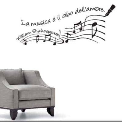 wall sticker frase William Shakespeare