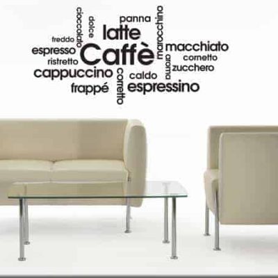 adesivi murali colazione bar