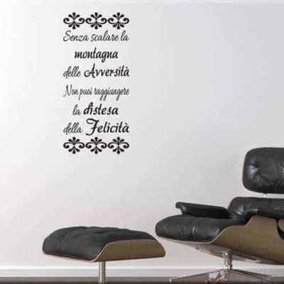 adesivo murale frase proverbio tibetano
