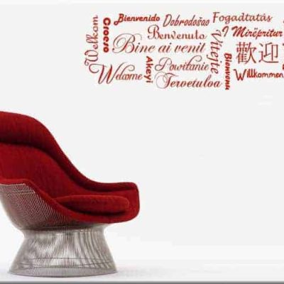 wall stickers benvenuto welcome