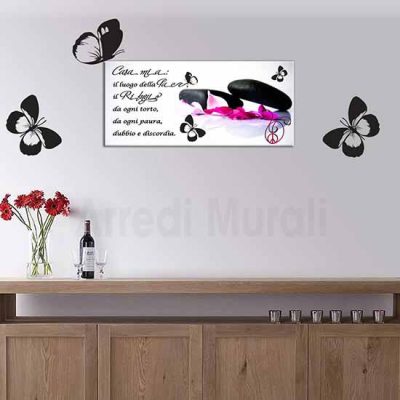 QUADRO MODERNO CASA ADESIVI MURALI