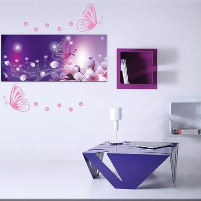 quadro wall stickers farfalle
