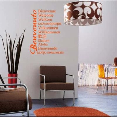 wall stickers welcome benvenuto