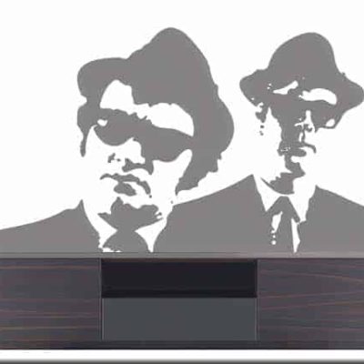 adesivi da parete blues brothers
