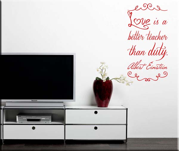 adesivi murali frasi Albert Einstein