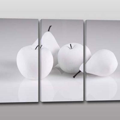 tris quadri moderni frutta cucina