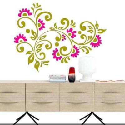 wall stickers fiori arredi floreali