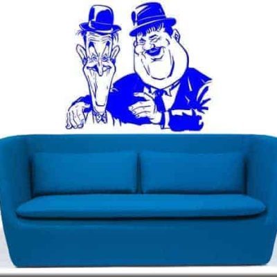 decorazioni murali Stanlio e Ollio