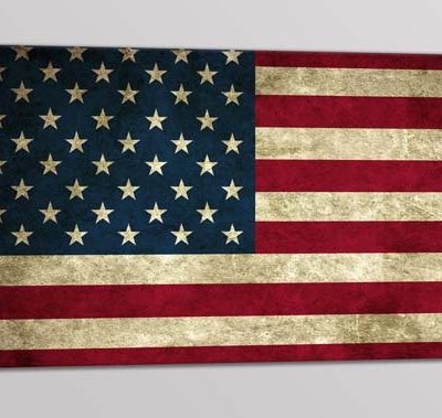 quadro moderno bandiera americana