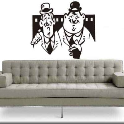 Adesivi murali Stanlio Ollio cinema