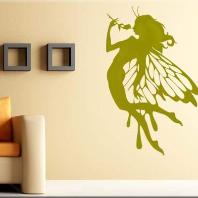 Adesivo murale fata fantasy design