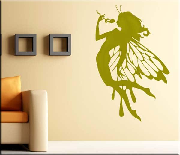 Adesivo murale fata fantasy design