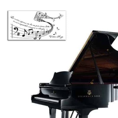 Quadro moderno frase Victor Hugo