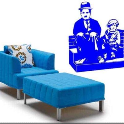 adesivi da parete Charlie Chaplin Monello