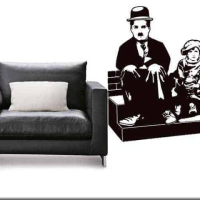 adesivi murali Charlie Chaplin Monello