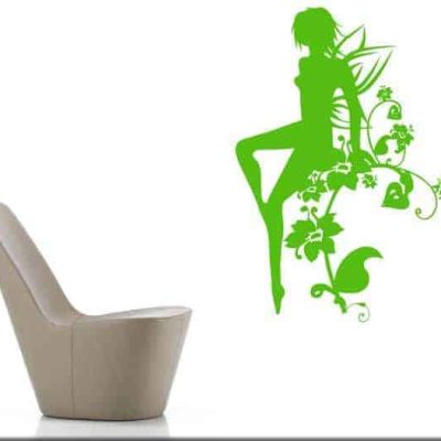 decorazione adesiva murale fata fantasy