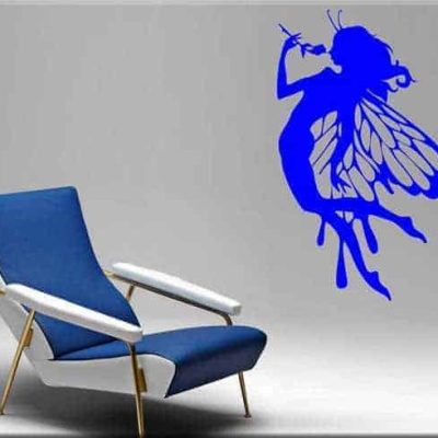 decorazione adesiva murale fata fantasy