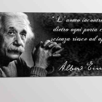 quadro moderno citazione Albert Einstein