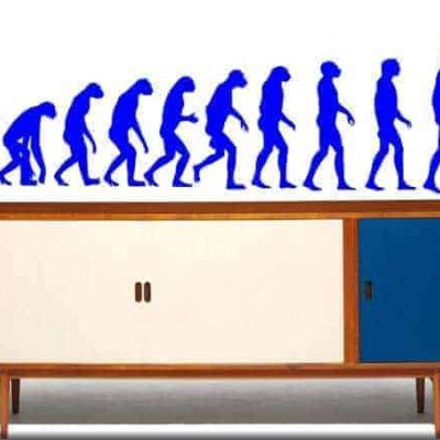 adesivi da parete evoluzione uomo