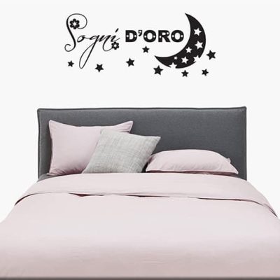 adesivi da parete sogni d'oro