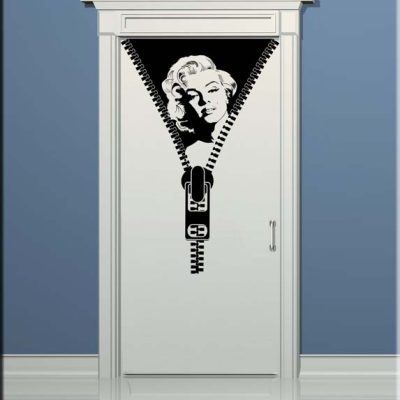 decorazione adesiva porta Marilyn Monroe