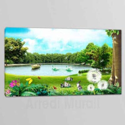 tela moderna paesaggio natura