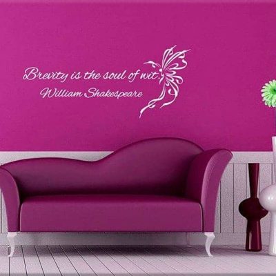 adesivi murali frase William Shakespeare