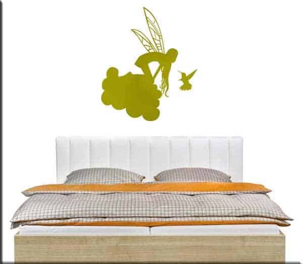 decorazioni adesive murali fata fantasy
