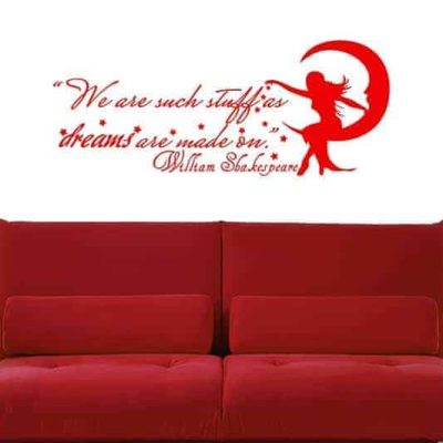 decorazioni adesive murali frasi WILLIAM SHAKESPEARE