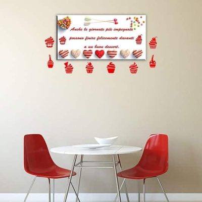 quadro moderno e adesivi murali dolci