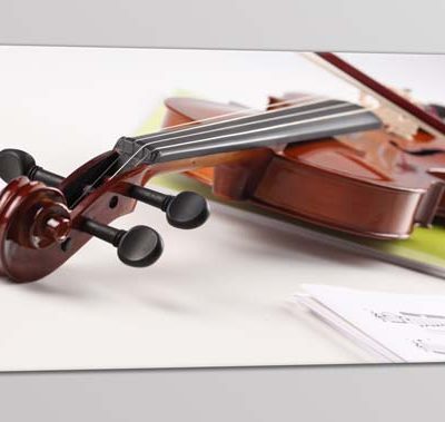 quadro moderno violino musica
