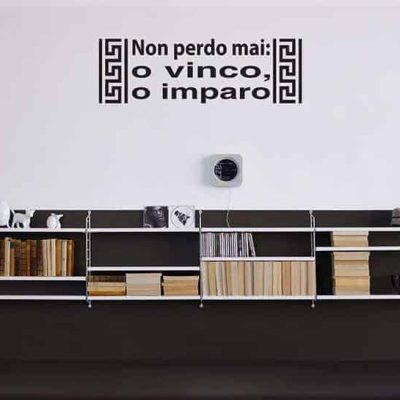 wall stickers frase vinco imparo