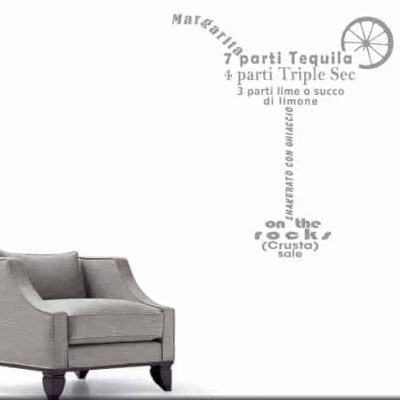 Adesivi da parete margarita cocktail bar