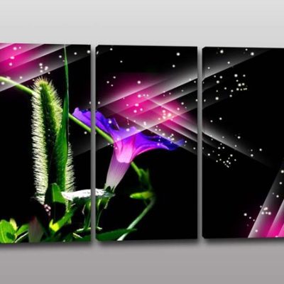 Quadri moderni arte digitale fiore