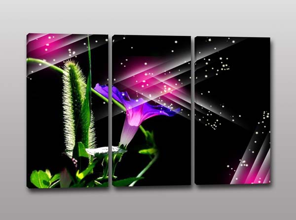 Quadri moderni arte digitale fiore