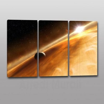 Quadri moderni pianeta spazio