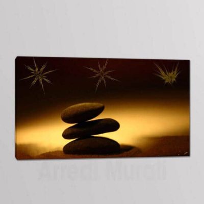 quadro moderno pietra sabbia feng shui singola tela