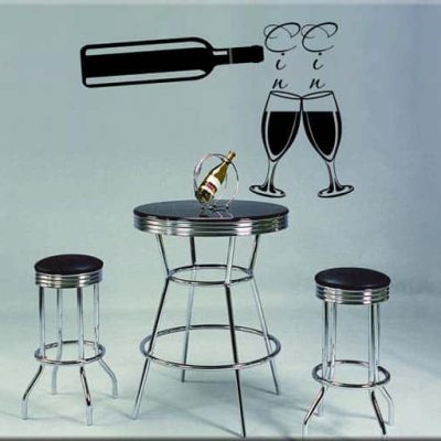 adesivi murali vino cucina
