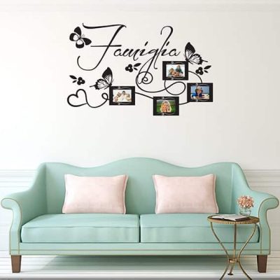wall stickers cornici foto famiglia